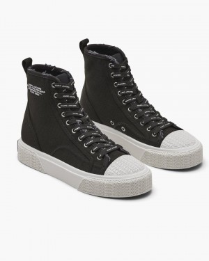 Black Marc Jacobs The High Top Sneaker | 904JBECUS