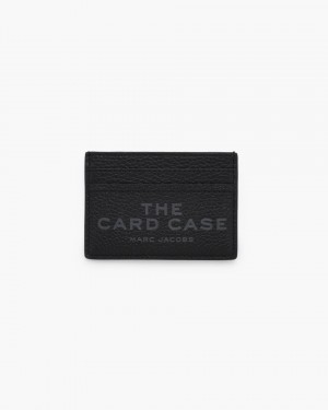 Black Marc Jacobs The Leather Card Case | 921QMDCKY