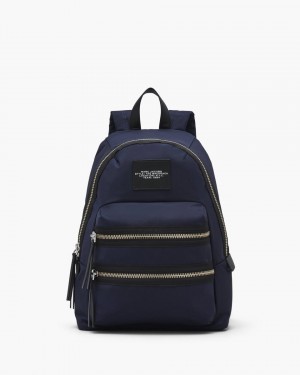 Blue Marc Jacobs The Biker Nylon Medium Backpack | 530TISNCE