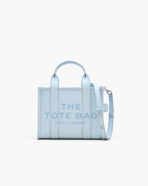 Blue Marc Jacobs The Leather Small Tote Bag | 580KPRWBA