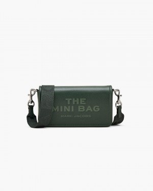 Dark Green Marc Jacobs The Leather Mini Bag | 937KBTPQM