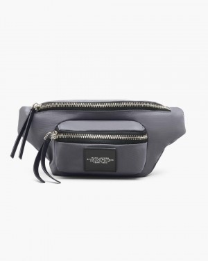 Dark Grey Marc Jacobs The Biker Nylon Belt Bag | 802DPOBQX