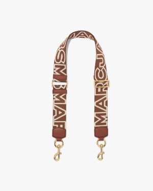 Multicolor Marc Jacobs The Outline Logo Webbing Strap | 187ERNKHT