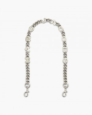 Nickel Marc Jacobs The Logo Chain Shoulder Strap | 213LZQHFB