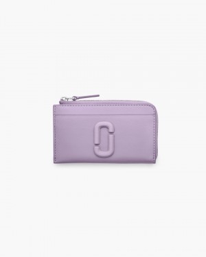 Purple Marc Jacobs The Covered J Marc Top Zip Multi Wallet | 073DALXTB