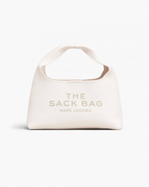 White Marc Jacobs The Mini Sack Bag | 637PFVTRW