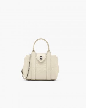 White Marc Jacobs The Turnlock Crossbody Tote Bag | 043RQGAIZ