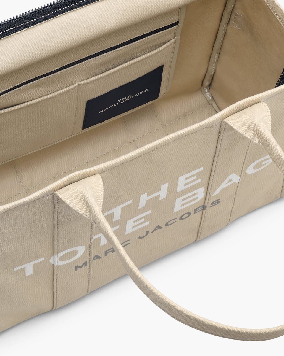 Beige Marc Jacobs The Canvas Large Tote Bag | 089UZPDGW