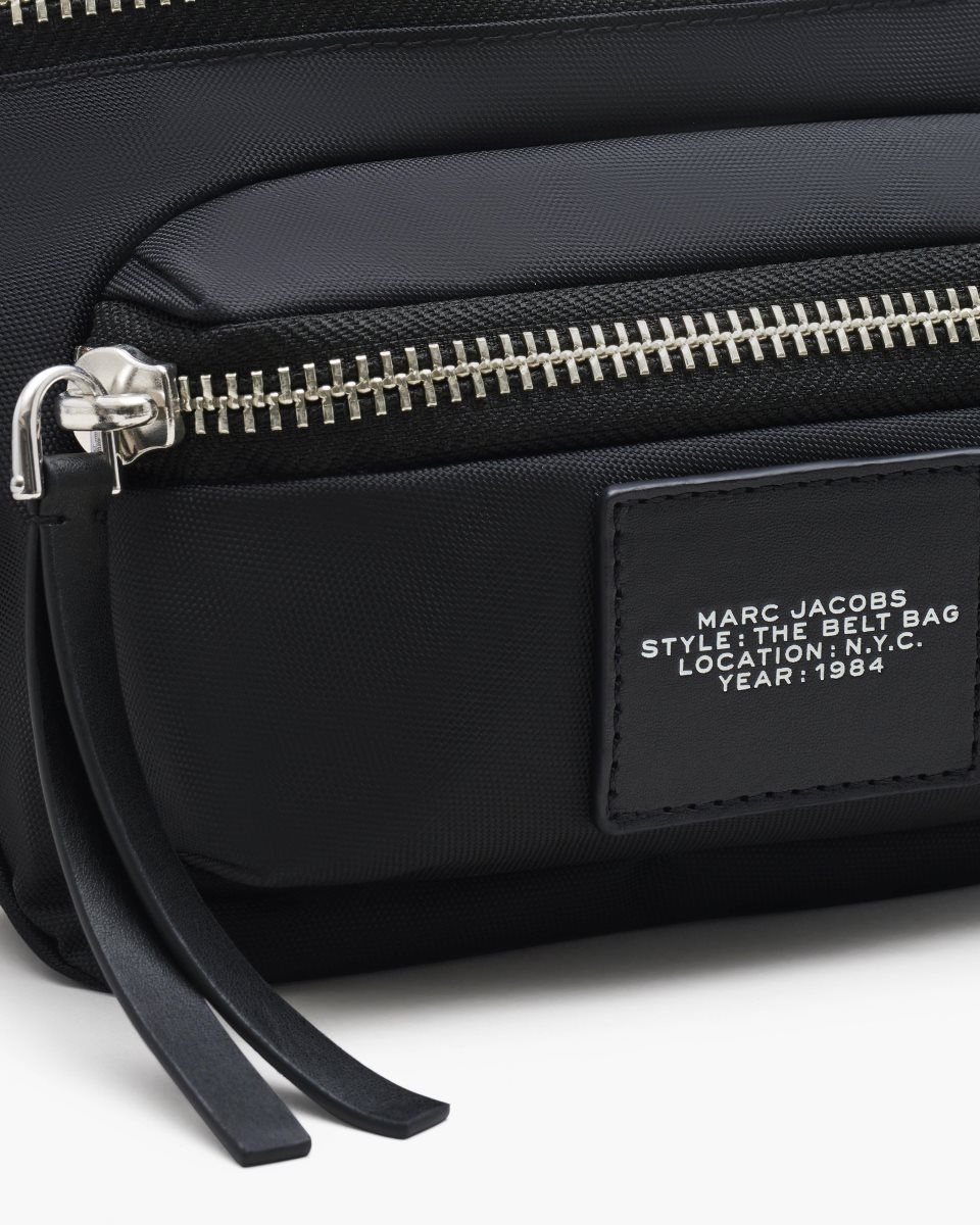 Black Marc Jacobs The Biker Nylon Belt Bag | 701ZTHBYA