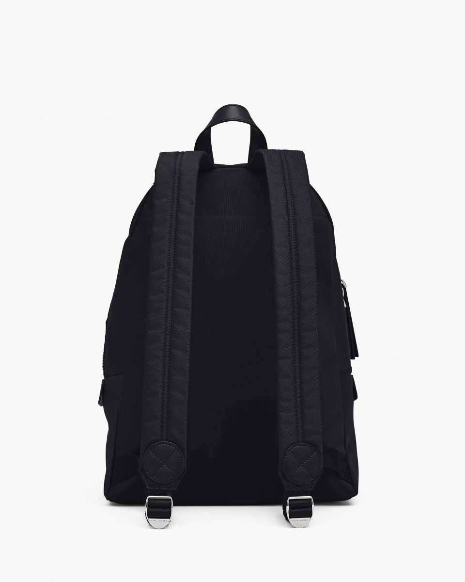 Black Marc Jacobs The Biker Nylon Large Backpack | 780PHUTAZ