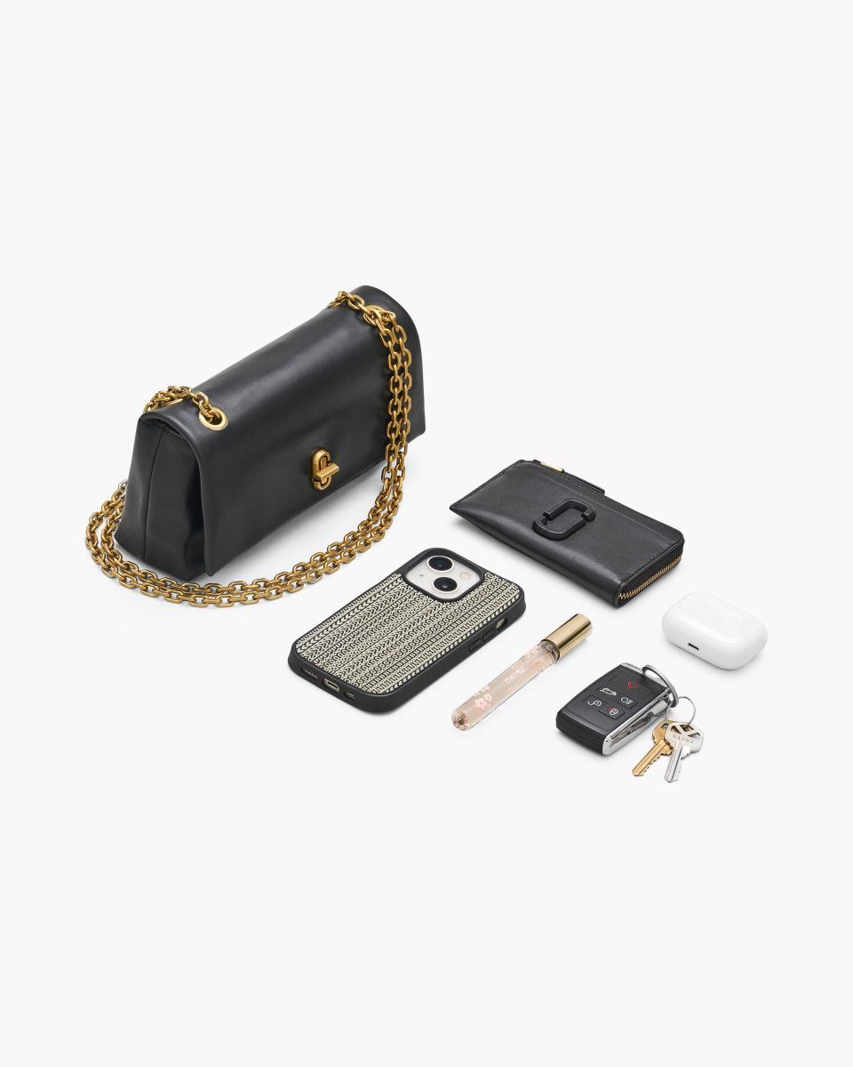 Black Marc Jacobs The Dual Chain Wallet | 805HIDXRM