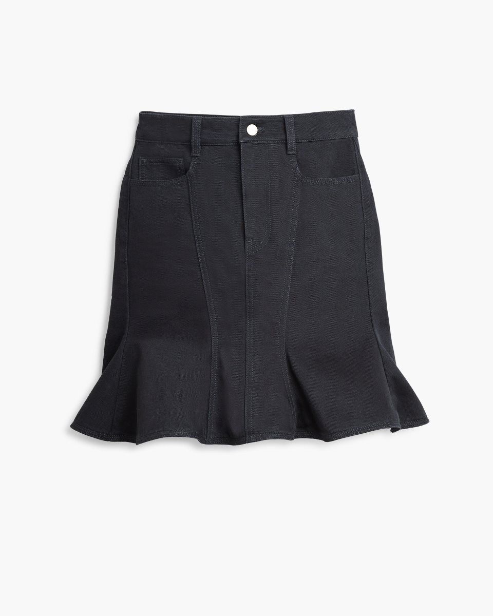 Black Marc Jacobs The Fluted Mini Skirt | 592DPXZWQ