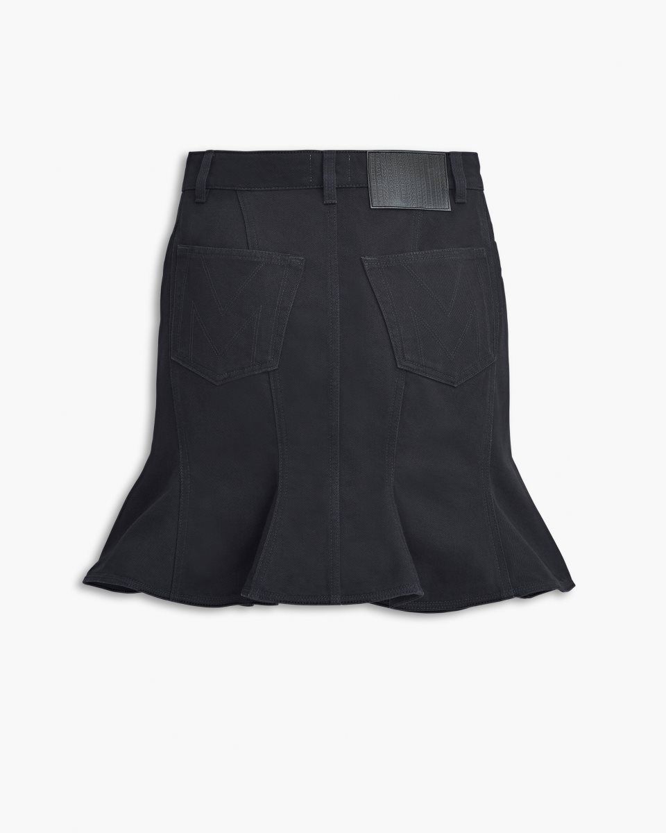 Black Marc Jacobs The Fluted Mini Skirt | 592DPXZWQ