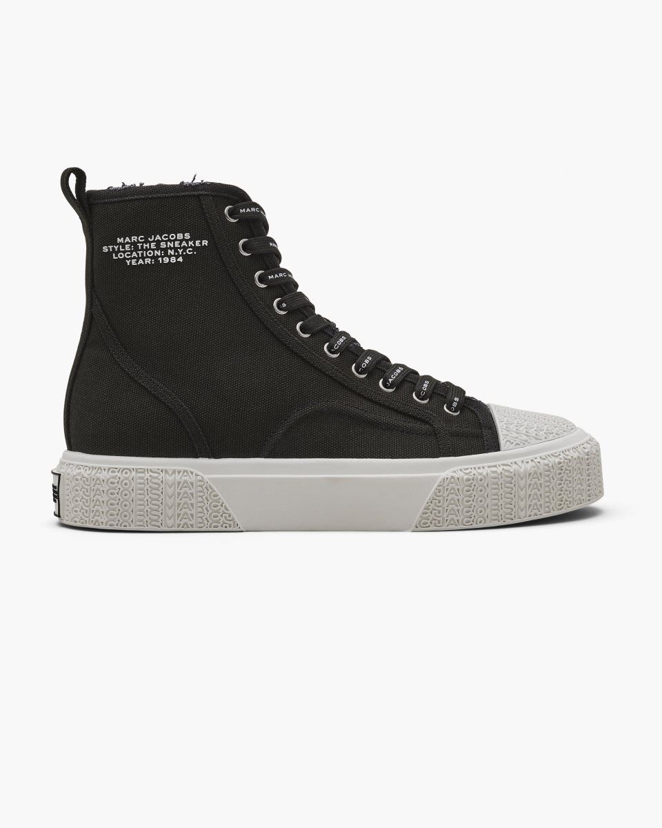 Black Marc Jacobs The High Top Sneaker | 904JBECUS