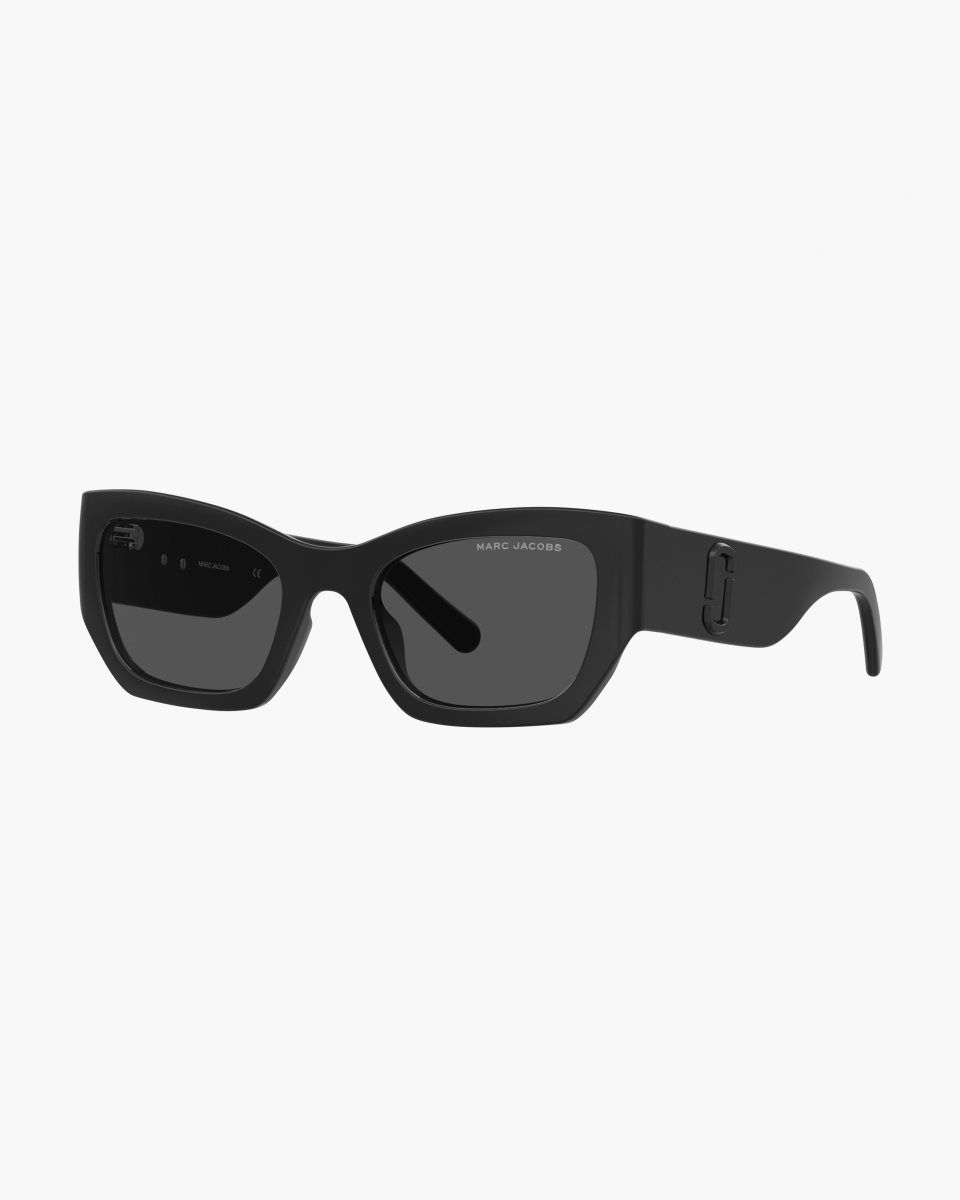 Black Marc Jacobs The J Marc Square Cat Eye Sunglasses | 186ZEQRUA