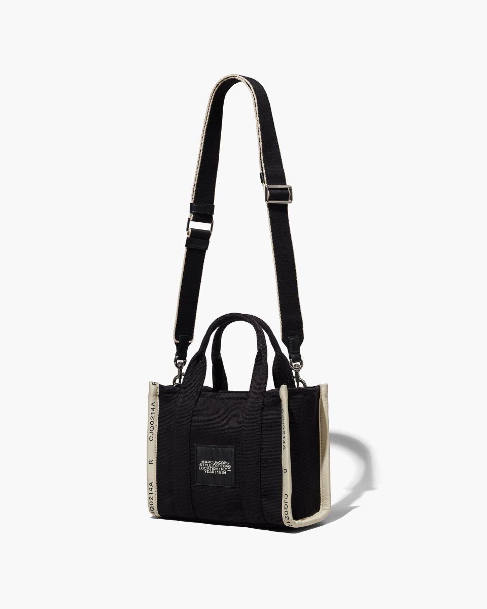 Black Marc Jacobs The Jacquard Small Tote Bag | 492ZLMSRG