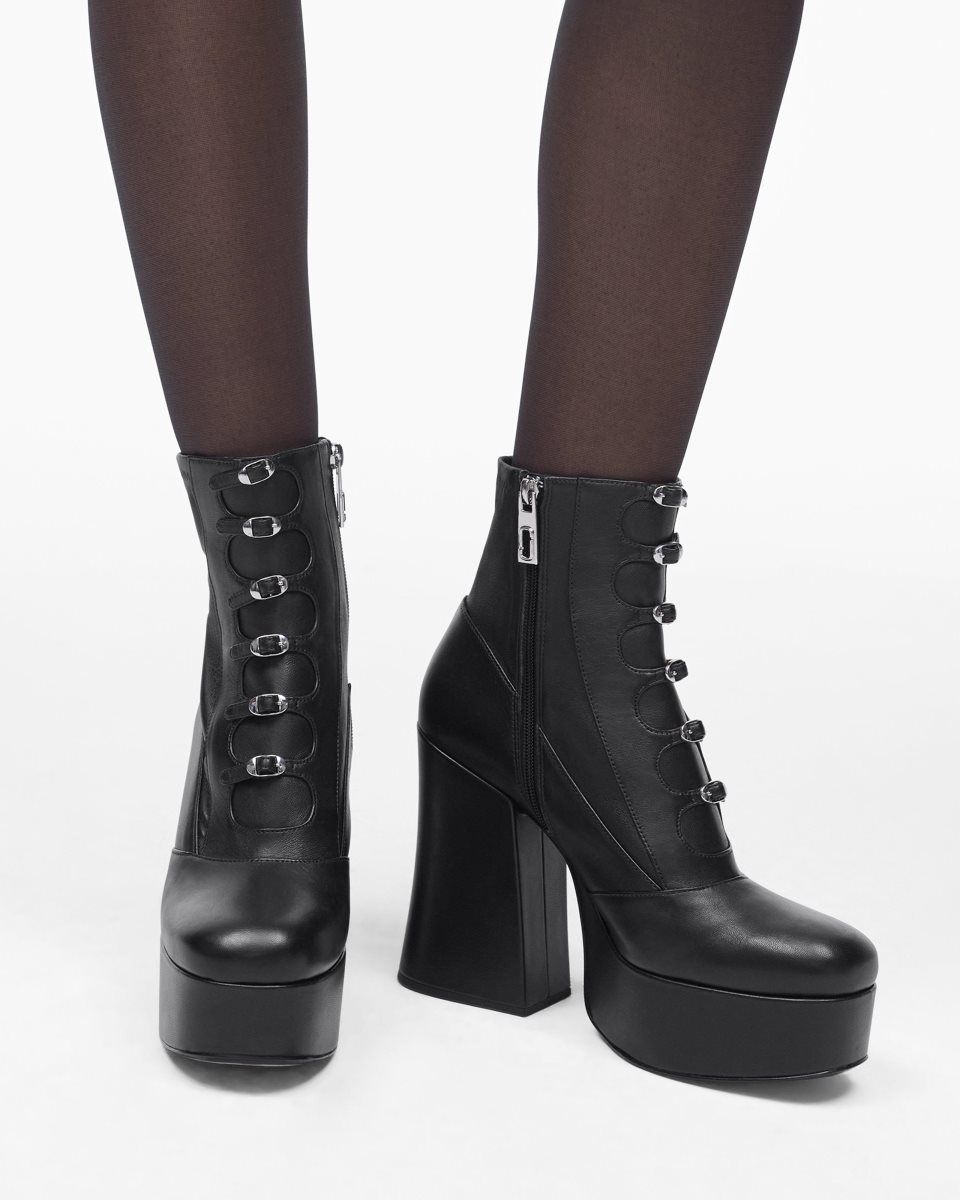 Black Marc Jacobs The Kiki Stretch Ankle Boot | 183ZSQYIU