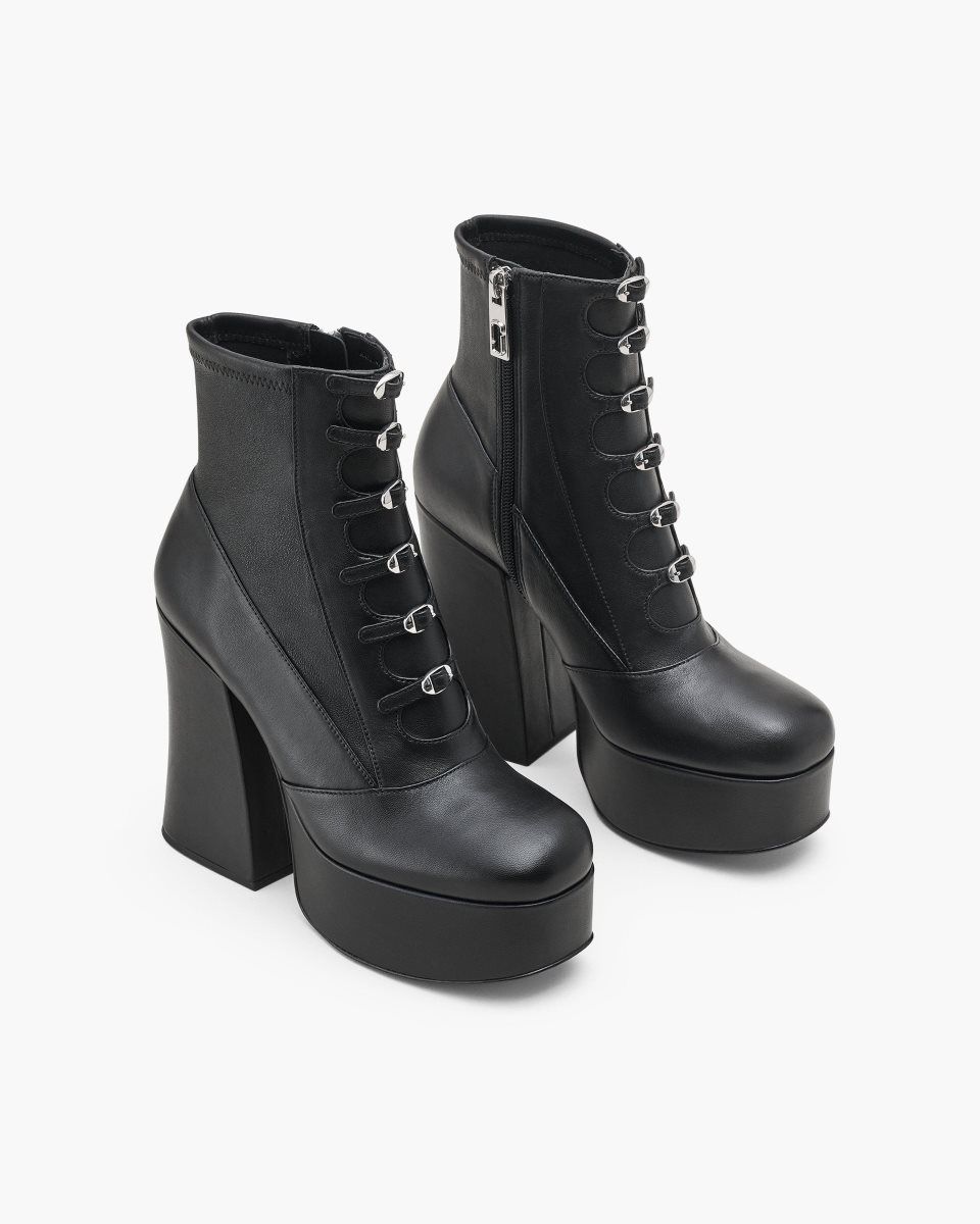 Black Marc Jacobs The Kiki Stretch Ankle Boot | 183ZSQYIU