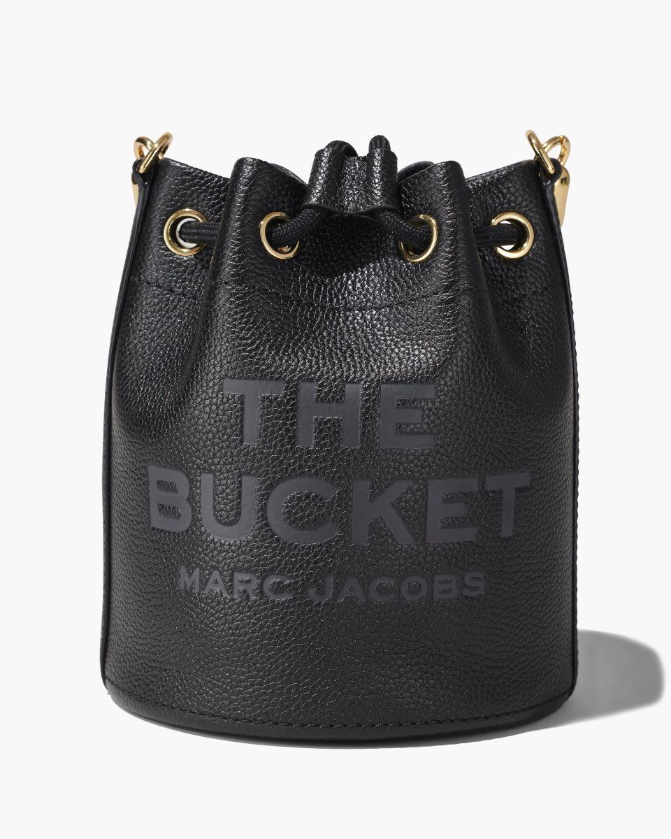 Black Marc Jacobs The Leather Bucket Bag | 468DGTPOI