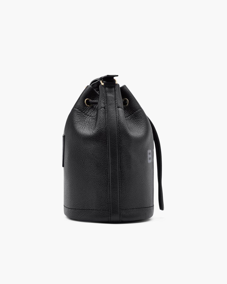 Black Marc Jacobs The Leather Large Bucket Bag | 418OKIPBD