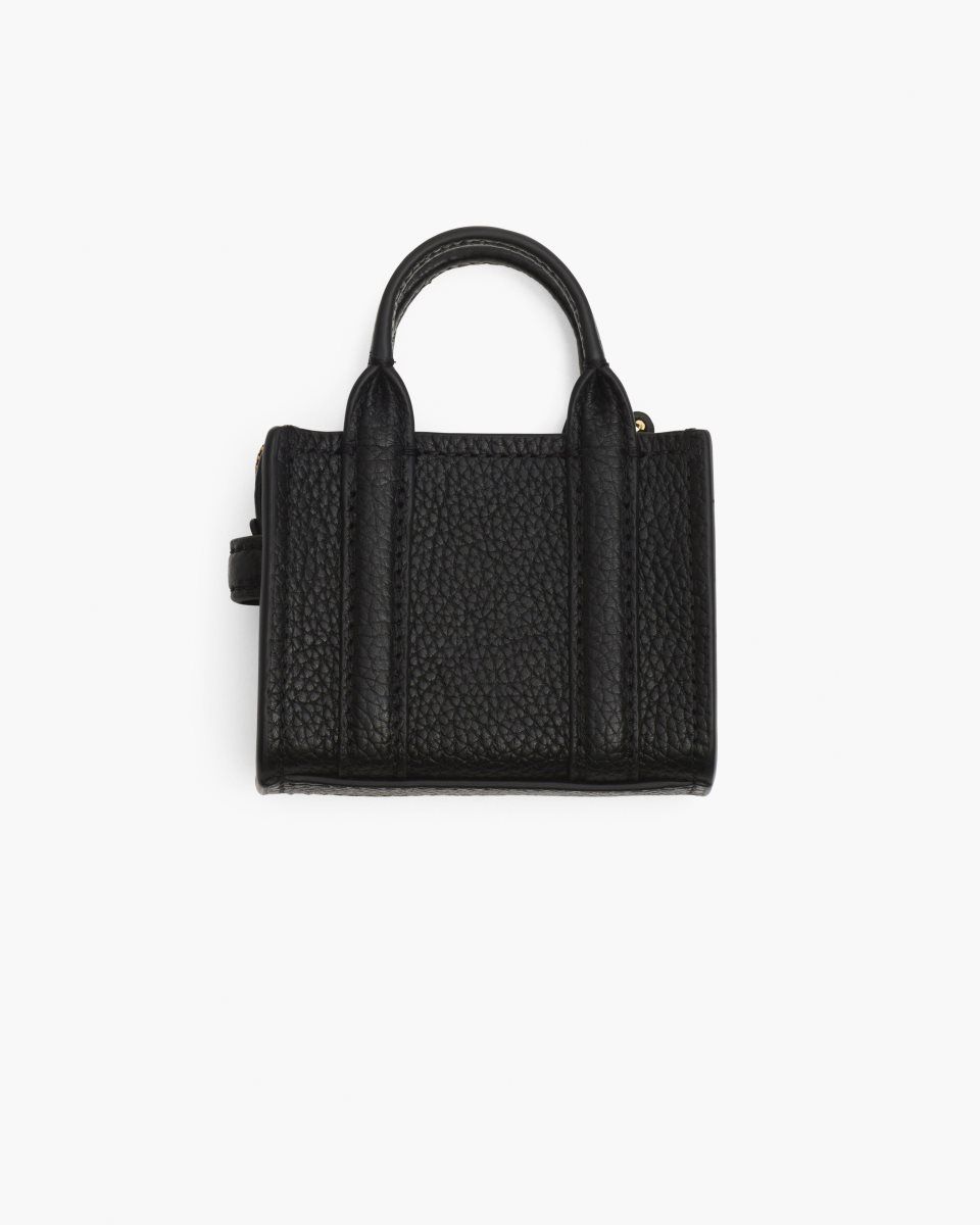 Black Marc Jacobs The Nano Tote Bag Charm | 043AMVKXQ