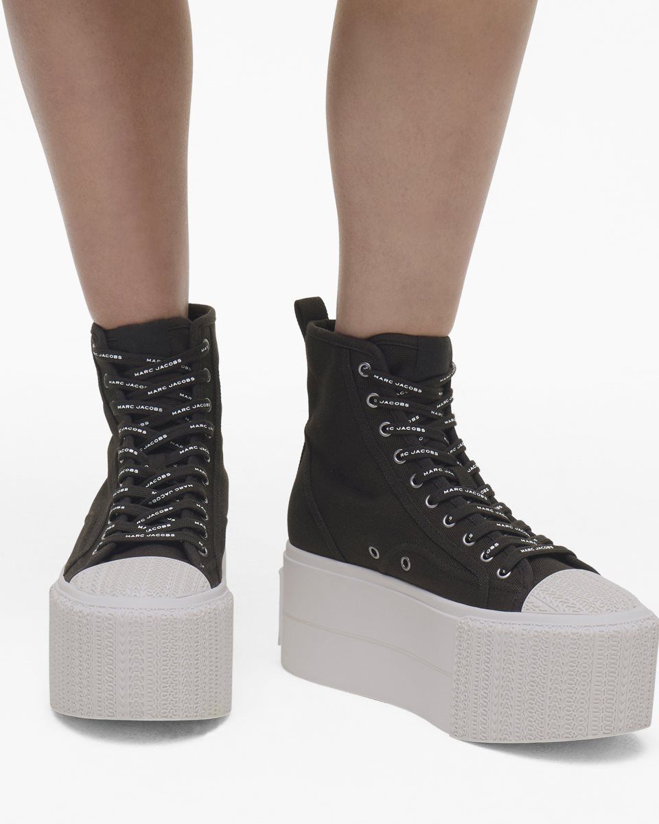 Black Marc Jacobs The Platform High Top Sneaker | 057LMSTIZ