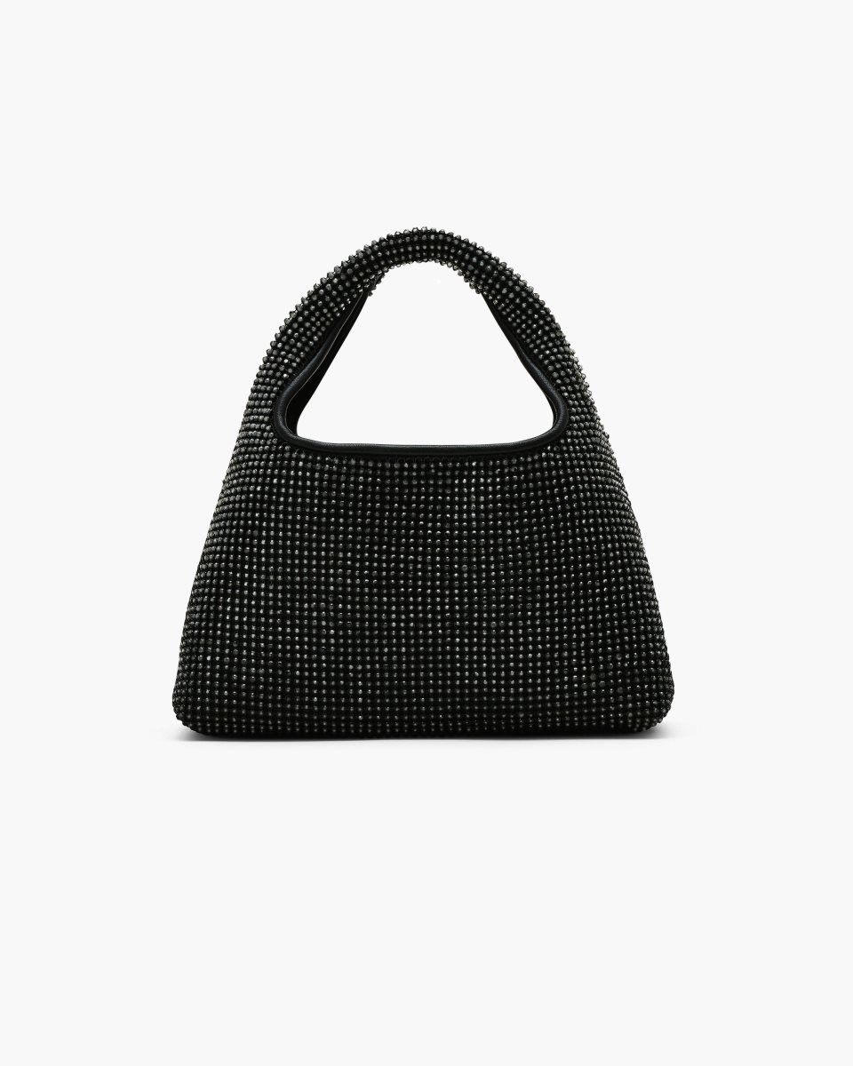 Black Marc Jacobs The Rhinestone Mini Sack Bag | 831NIUHZO