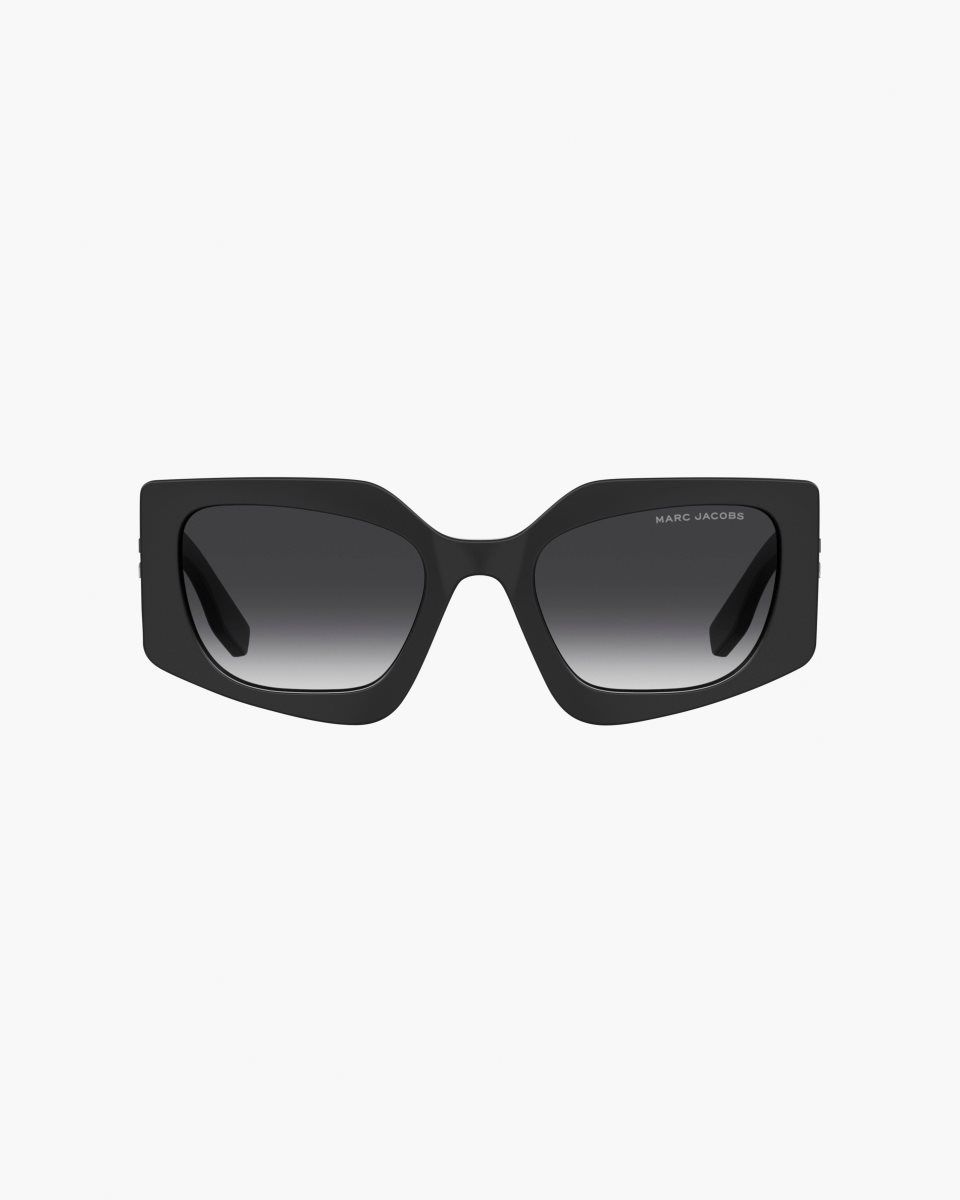 Black Marc Jacobs The Square Cat Eye Sunglasses | 672DCUTNV