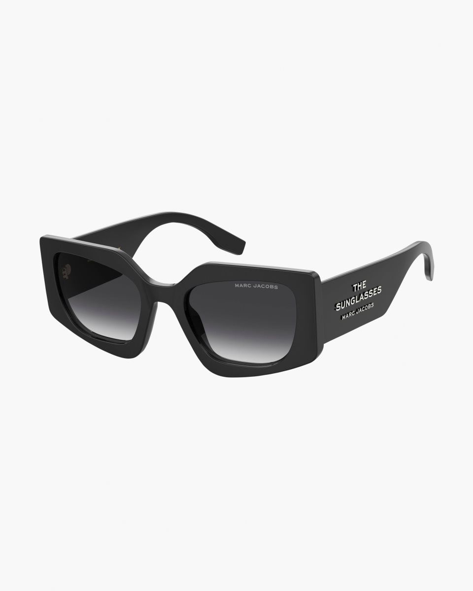 Black Marc Jacobs The Square Cat Eye Sunglasses | 672DCUTNV