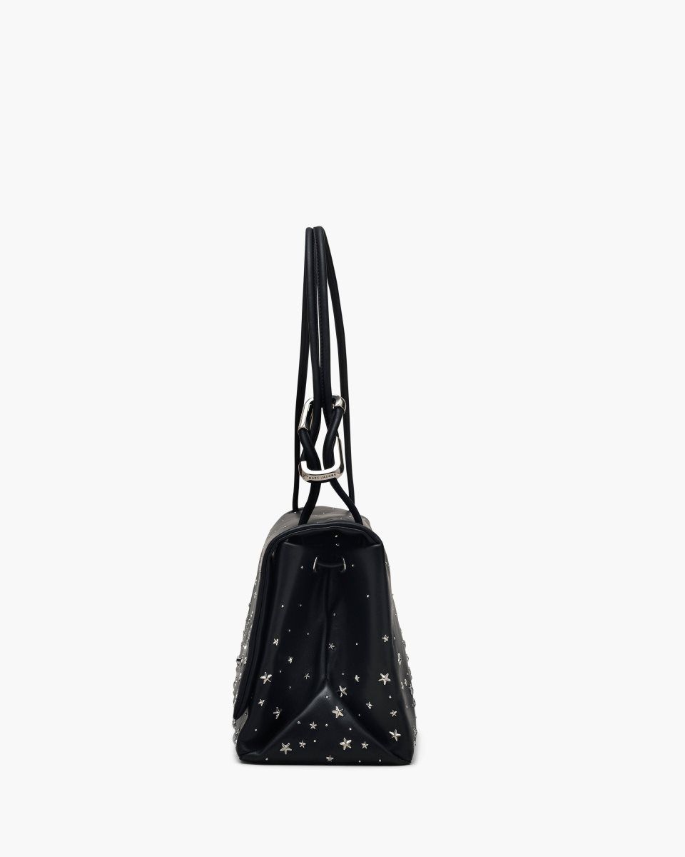 Black Marc Jacobs The Star-Studded Leather Large Dual Bag | 372QWYZBJ