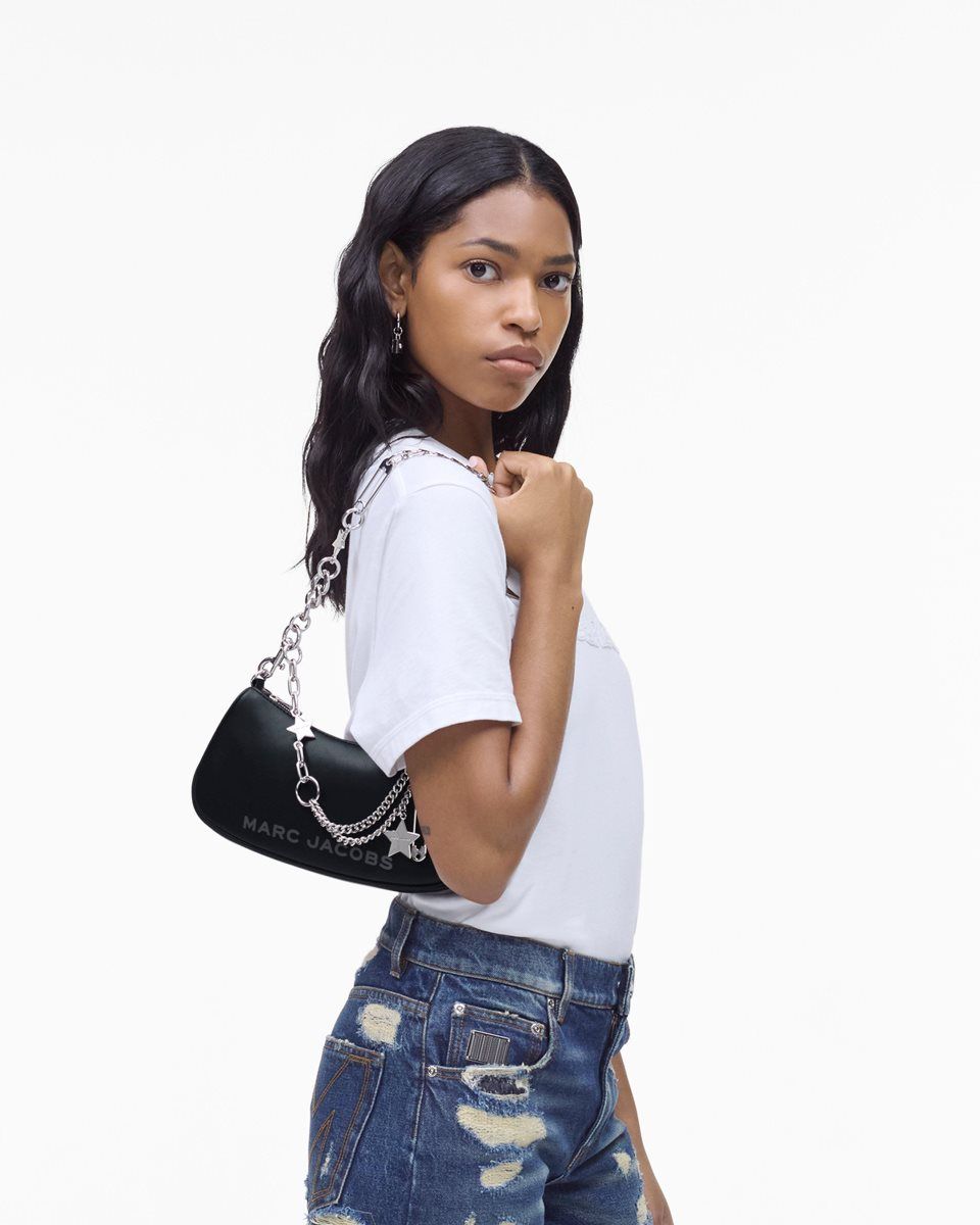 Black Marc Jacobs The Star Charm Shoulder Bag | 908IDGMKZ