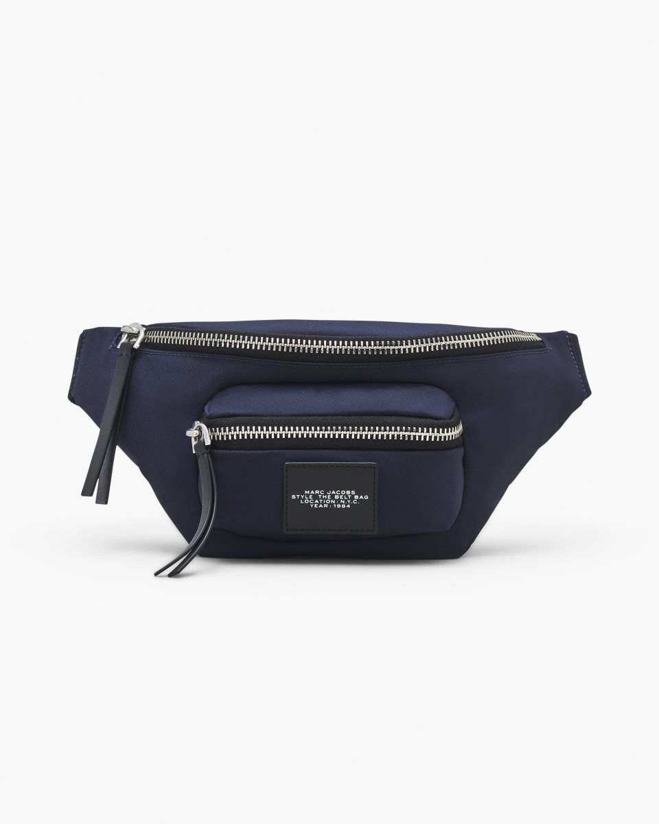 Blue Marc Jacobs The Biker Nylon Belt Bag | 615YQASVB