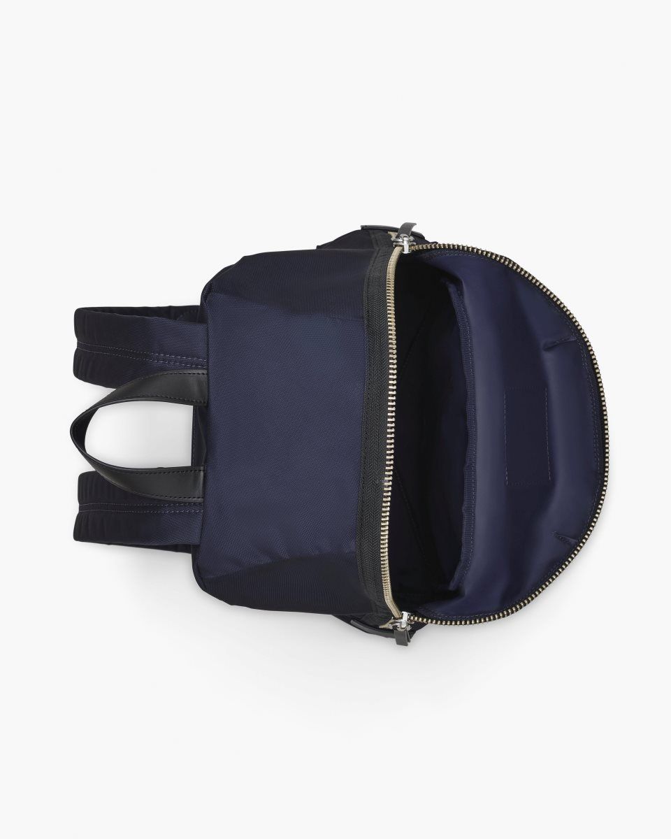 Blue Marc Jacobs The Biker Nylon Large Backpack | 519MVYTNP