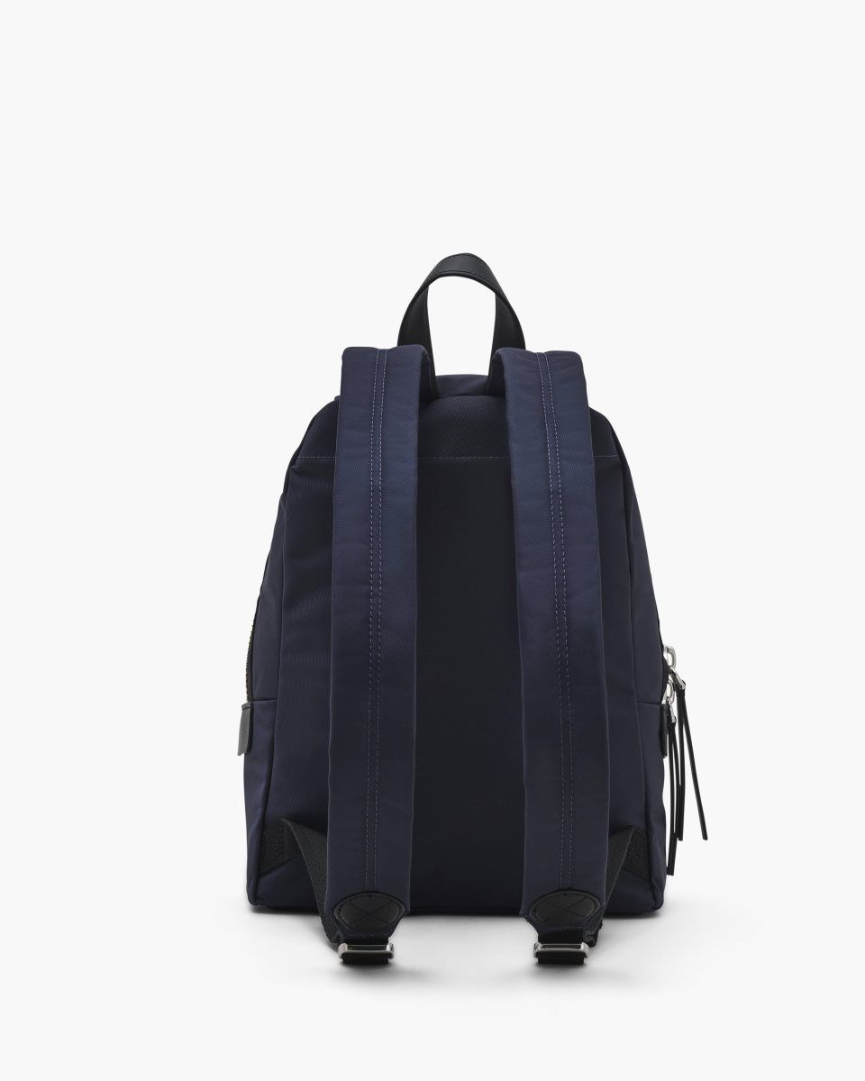 Blue Marc Jacobs The Biker Nylon Medium Backpack | 530TISNCE