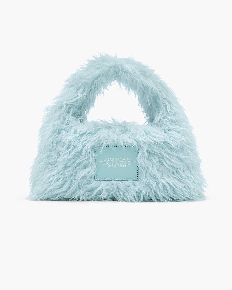 Blue Marc Jacobs The Faux Fur Mini Sack Bag | 316HTSJLW