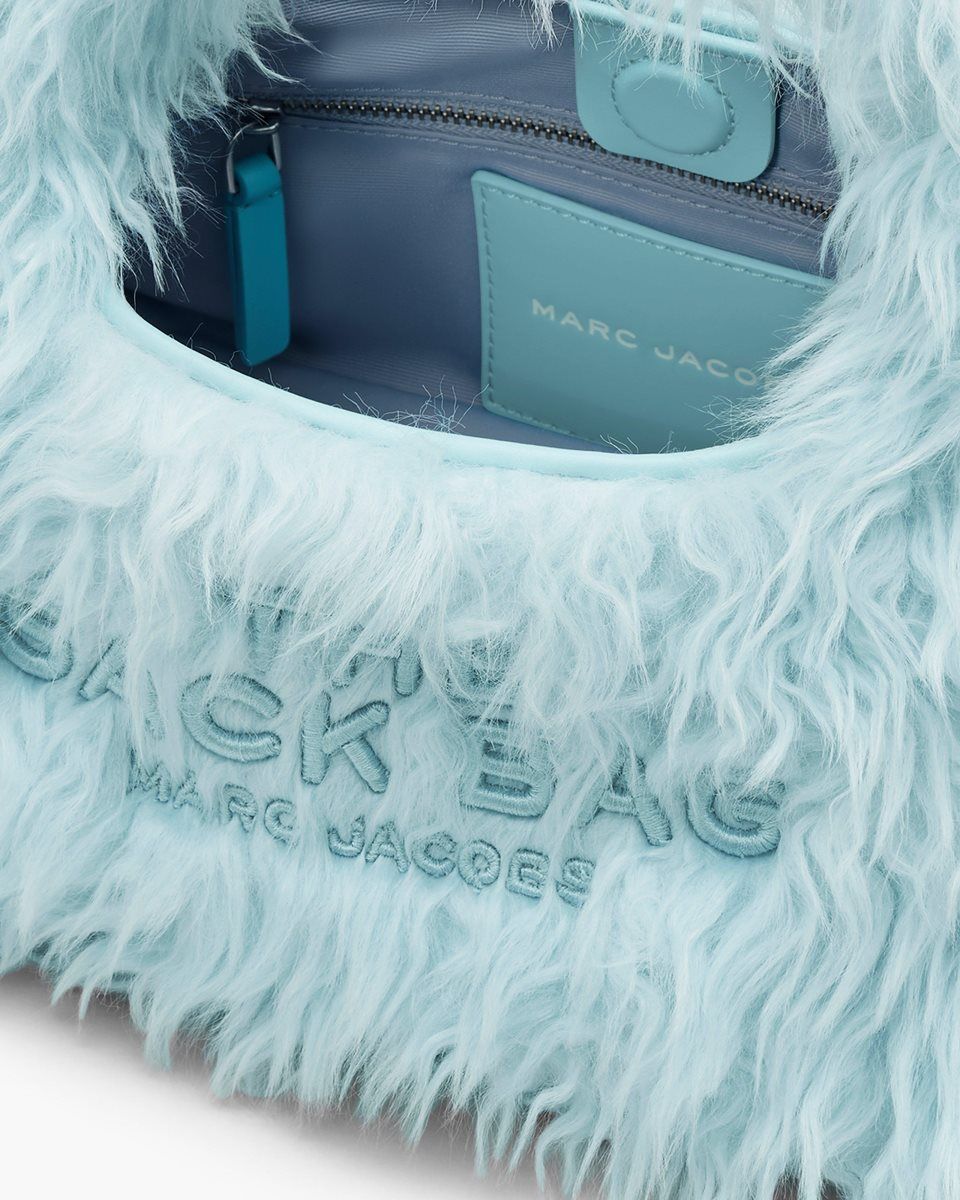 Blue Marc Jacobs The Faux Fur Mini Sack Bag | 316HTSJLW