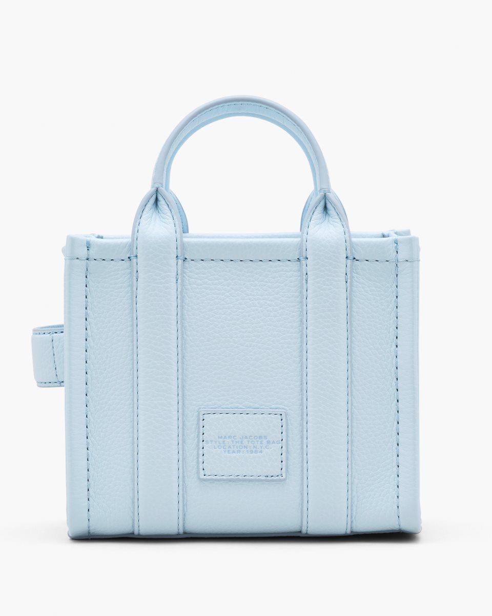 Blue Marc Jacobs The Leather Crossbody Tote Bag | 695RKXZWI