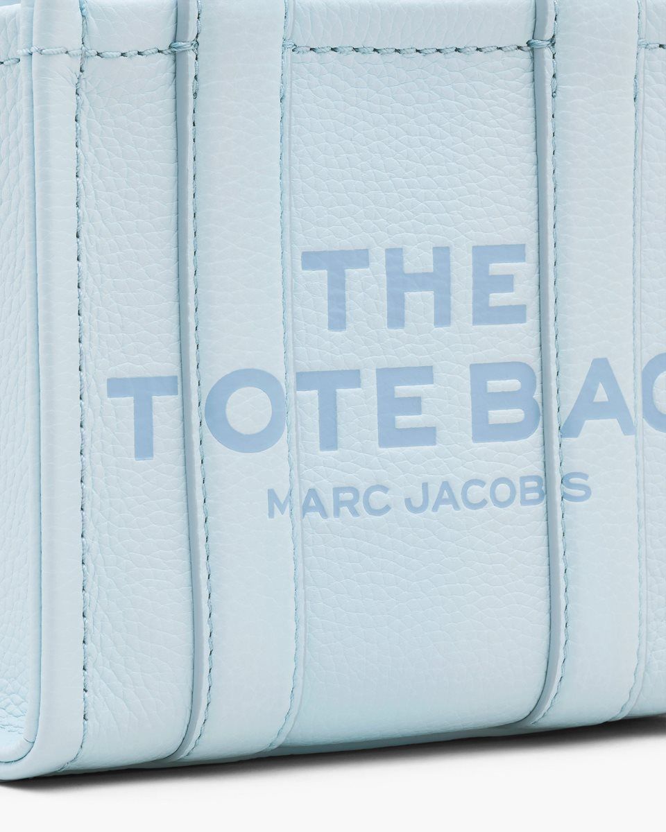 Blue Marc Jacobs The Leather Crossbody Tote Bag | 695RKXZWI