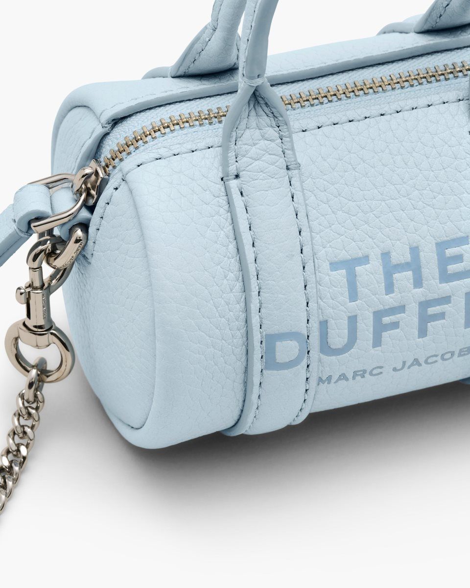 Blue Marc Jacobs The Leather Nano Duffle Crossbody | 539VPUQJL