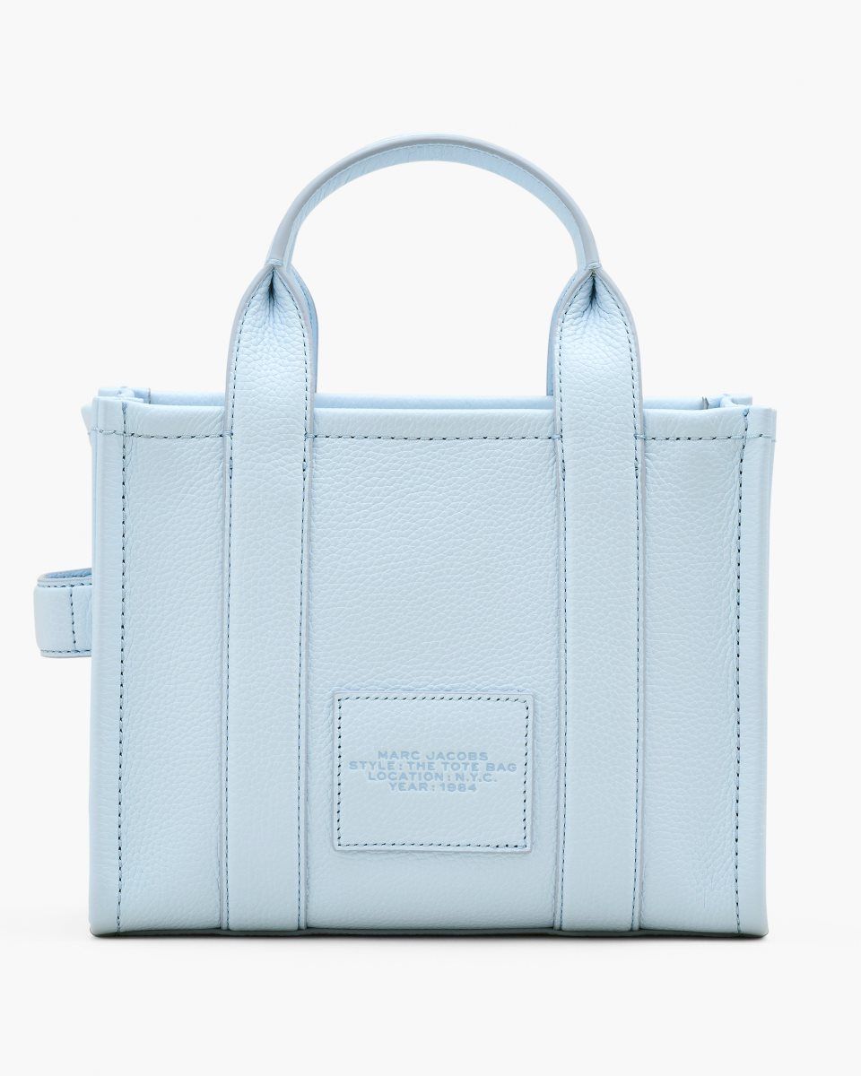 Blue Marc Jacobs The Leather Small Tote Bag | 580KPRWBA