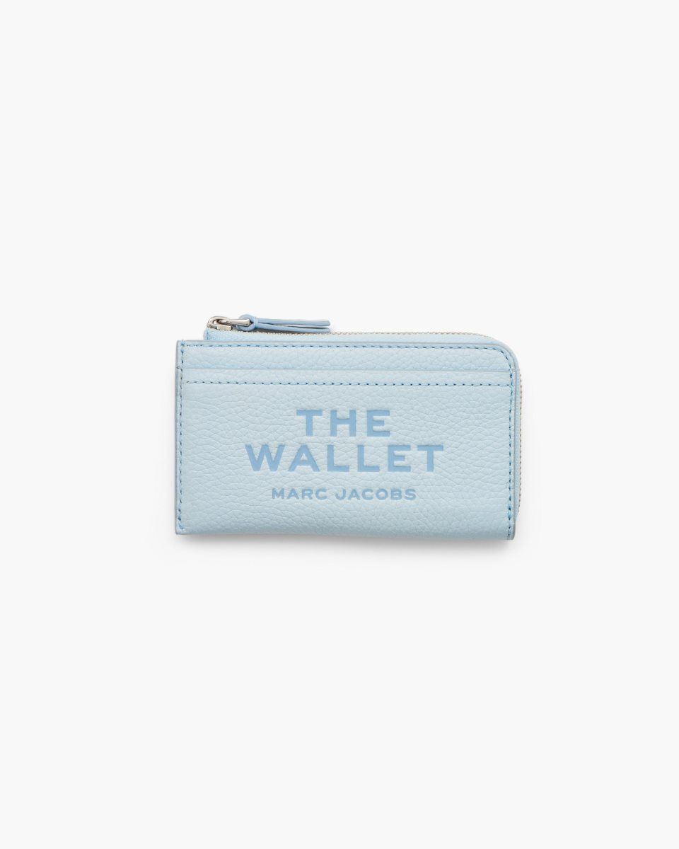 Blue Marc Jacobs The Leather Top Zip Multi Wallet | 123XRTHWY