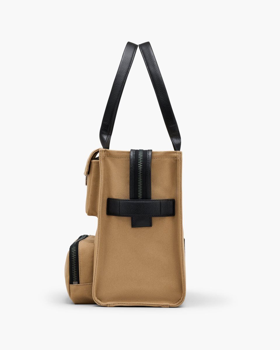 Brown Marc Jacobs The Cargo Canvas Large Tote Bag | 369TGHIYR