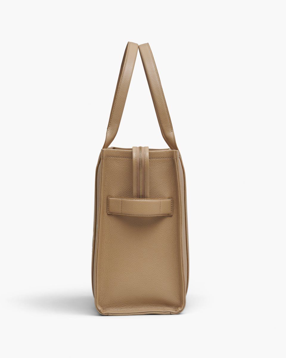 Brown Marc Jacobs The Leather Large Tote Bag | 386WPIRXN