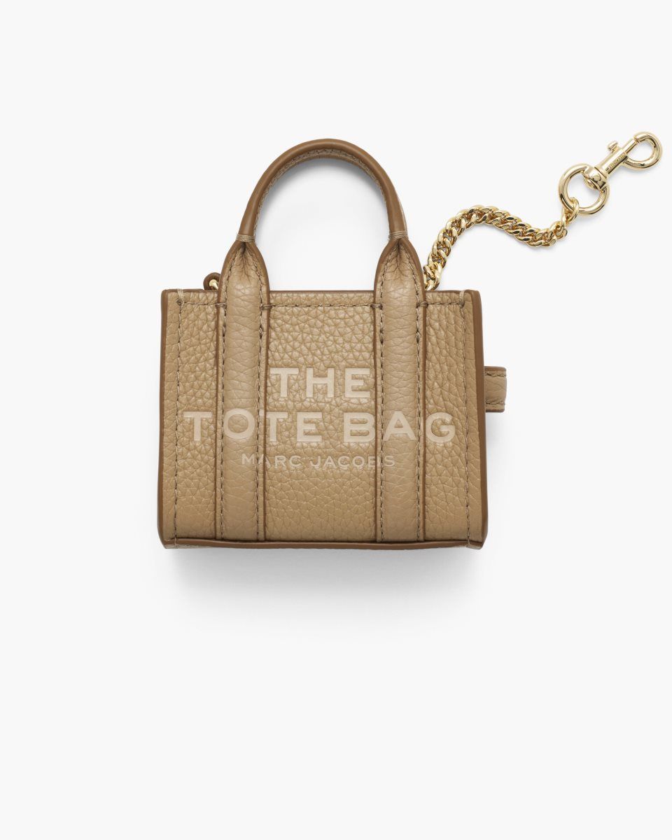 Brown Marc Jacobs The Nano Tote Bag Charm | 874BJEPCN