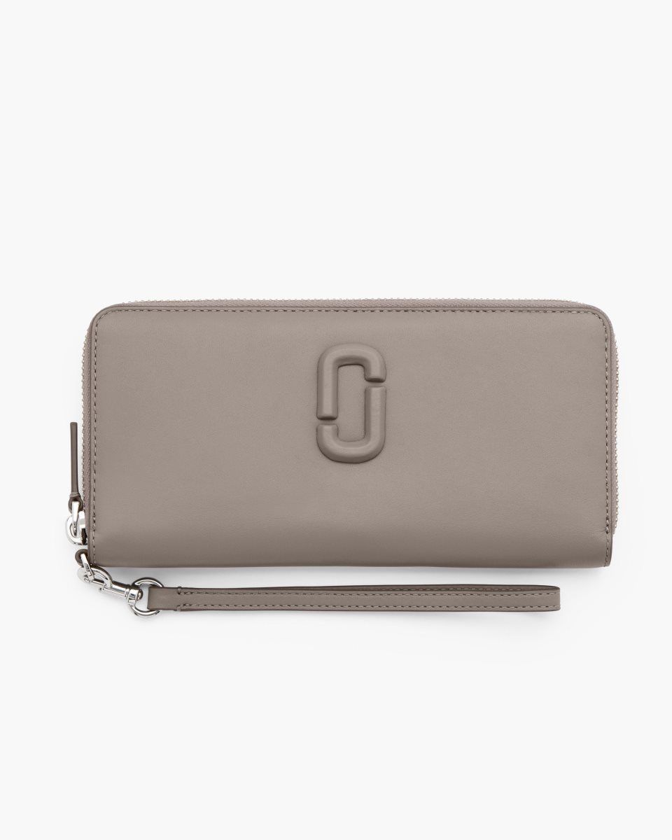 Cement Marc Jacobs The Covered J Marc Continental Wallet | 460EFOUGM