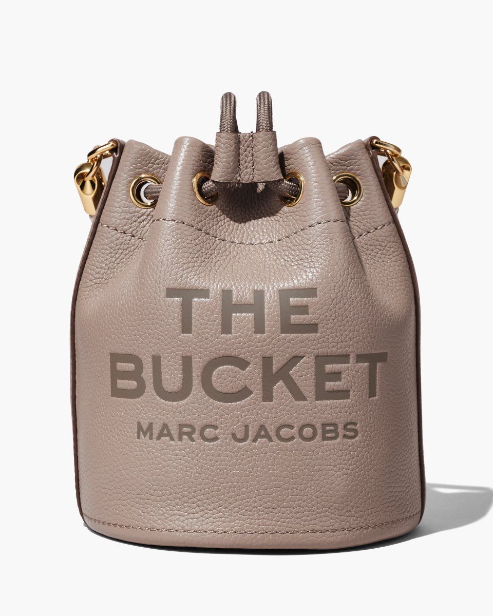 Cement Marc Jacobs The Leather Bucket Bag | 823BODMSP