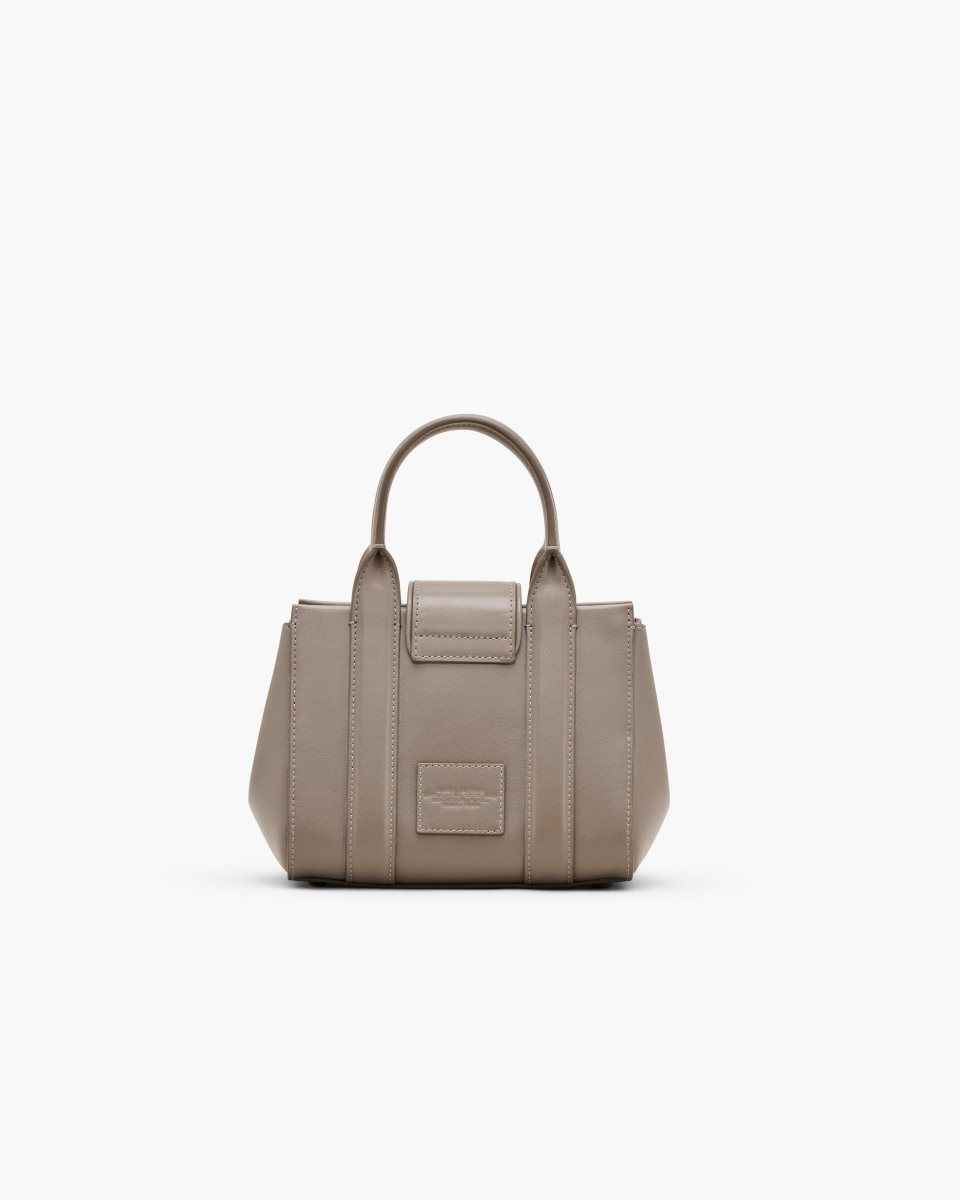 Cement Marc Jacobs The Turnlock Crossbody Tote Bag | 876RVMWKU