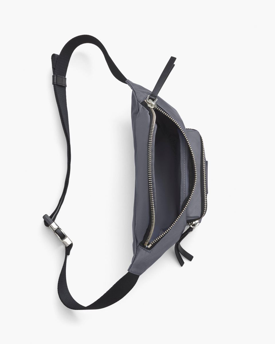 Dark Grey Marc Jacobs The Biker Nylon Belt Bag | 802DPOBQX