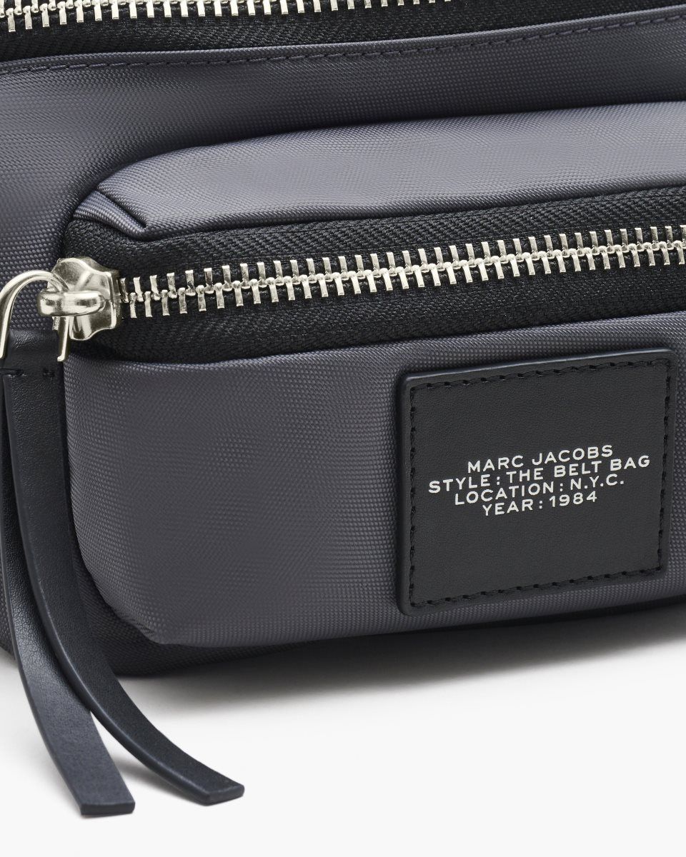 Dark Grey Marc Jacobs The Biker Nylon Belt Bag | 802DPOBQX