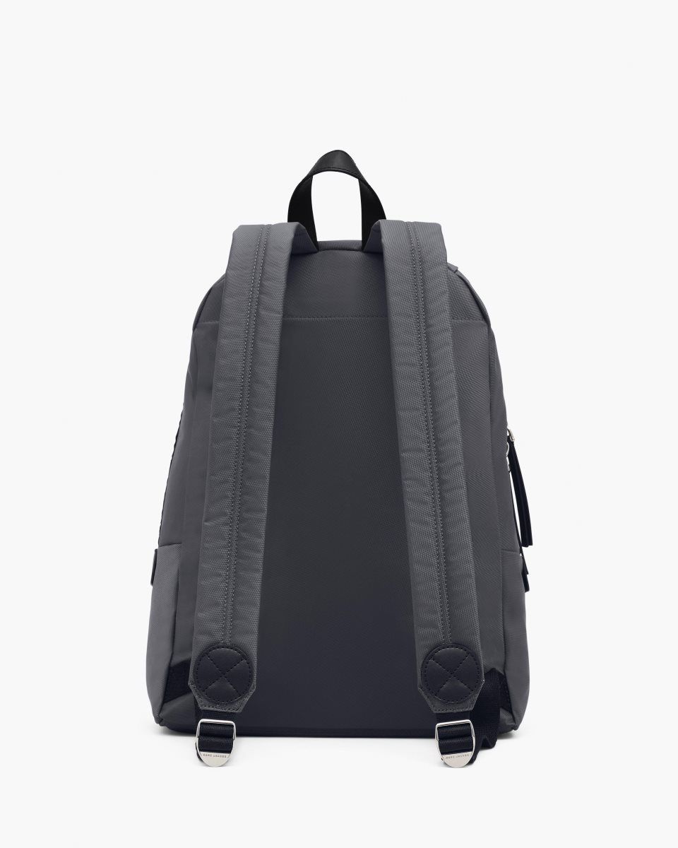 Dark Grey Marc Jacobs The Biker Nylon Large Backpack | 971KWTNUF